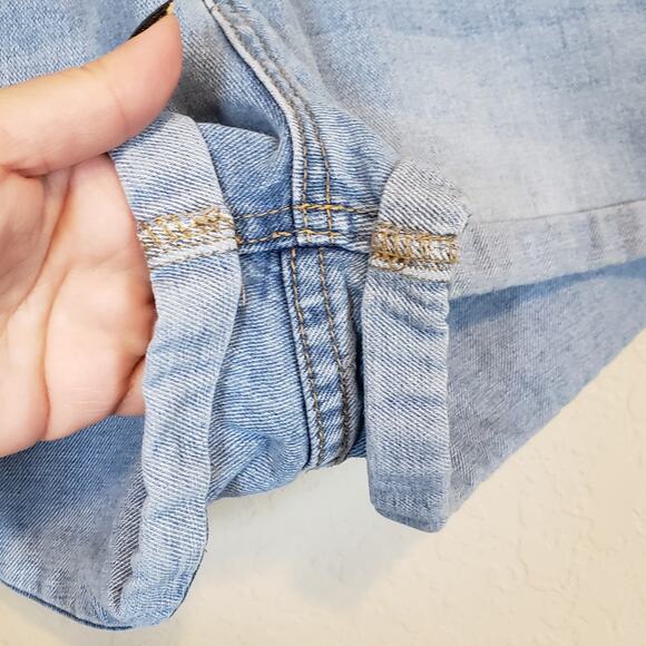 Roxy Button Fly High Rise Shorts Size 28 - Picture 4 of 10